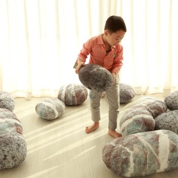 decorative stone pillows 4237