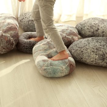 decorative stone pillows 4238