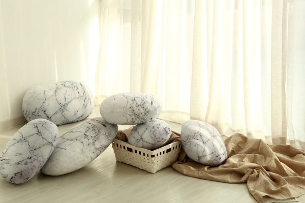 Soft Stone Cushions Stone Pillows Pebble Pillows - Image 3