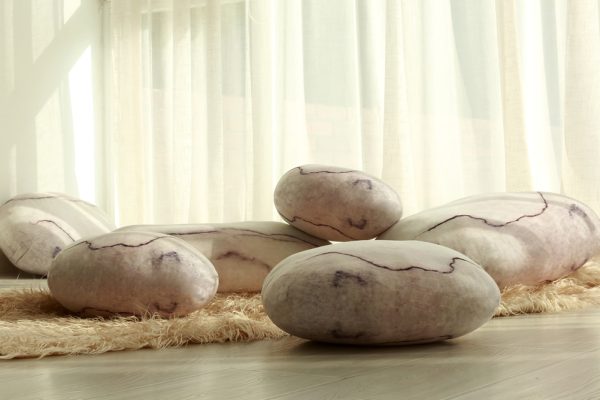 Stone-shaped Floor Pillows Rock Pillow Pebble Cushions - Image 3